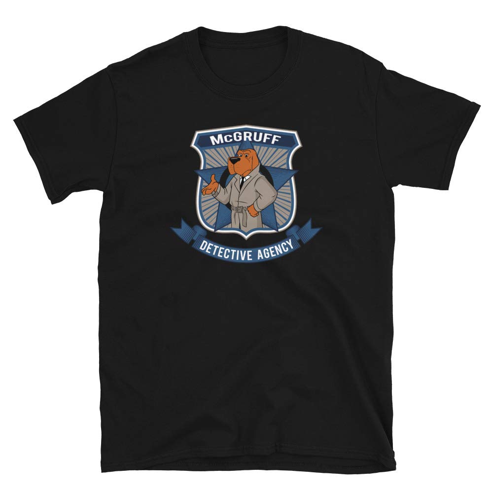 Vintage McGruff The Crime Dog T-Shirt | Official McGruff Detective Agency Merchandise | 80s Crime Prevention Nostalgia | Perfect for Halloween Costumes & Retro Throwback Parties