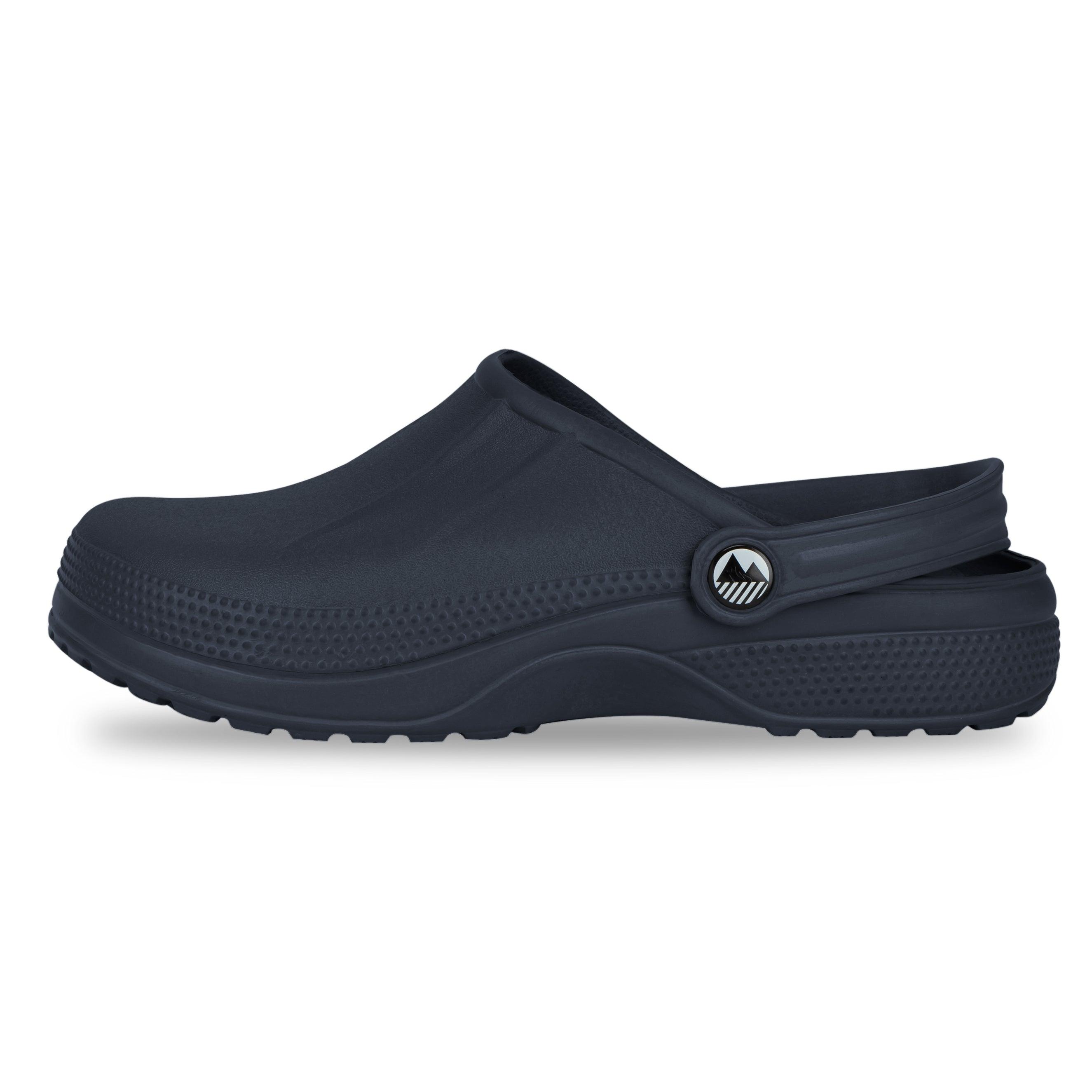 Men's Allonby Classic Garden Clogs - Wide Fit Comfortable Slip-On Shoes for Outdoor Work, Gardening & Beach Use