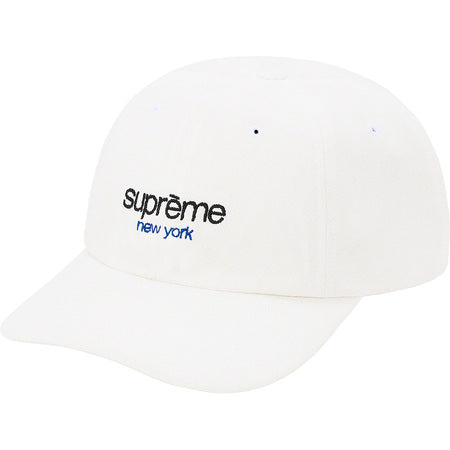 Supreme Classic Logo 6-Panel White Hat - Streetwear Fashion Accessory for Men & Women | Perfect for Urban Style, Skateboarding & Casual Outfits
