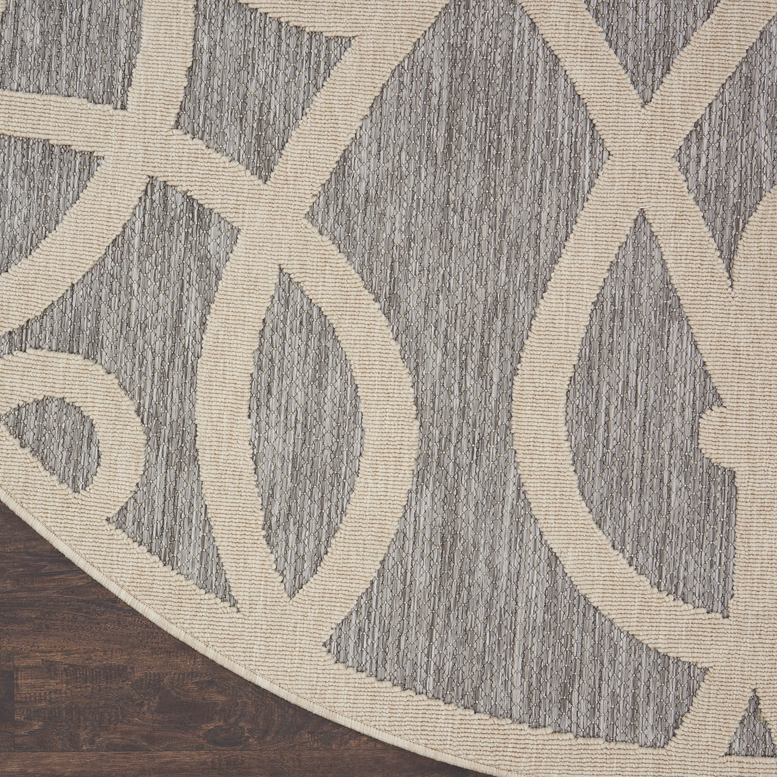Nourison Palamos Indoor/Outdoor Round Area Rug - 7'10