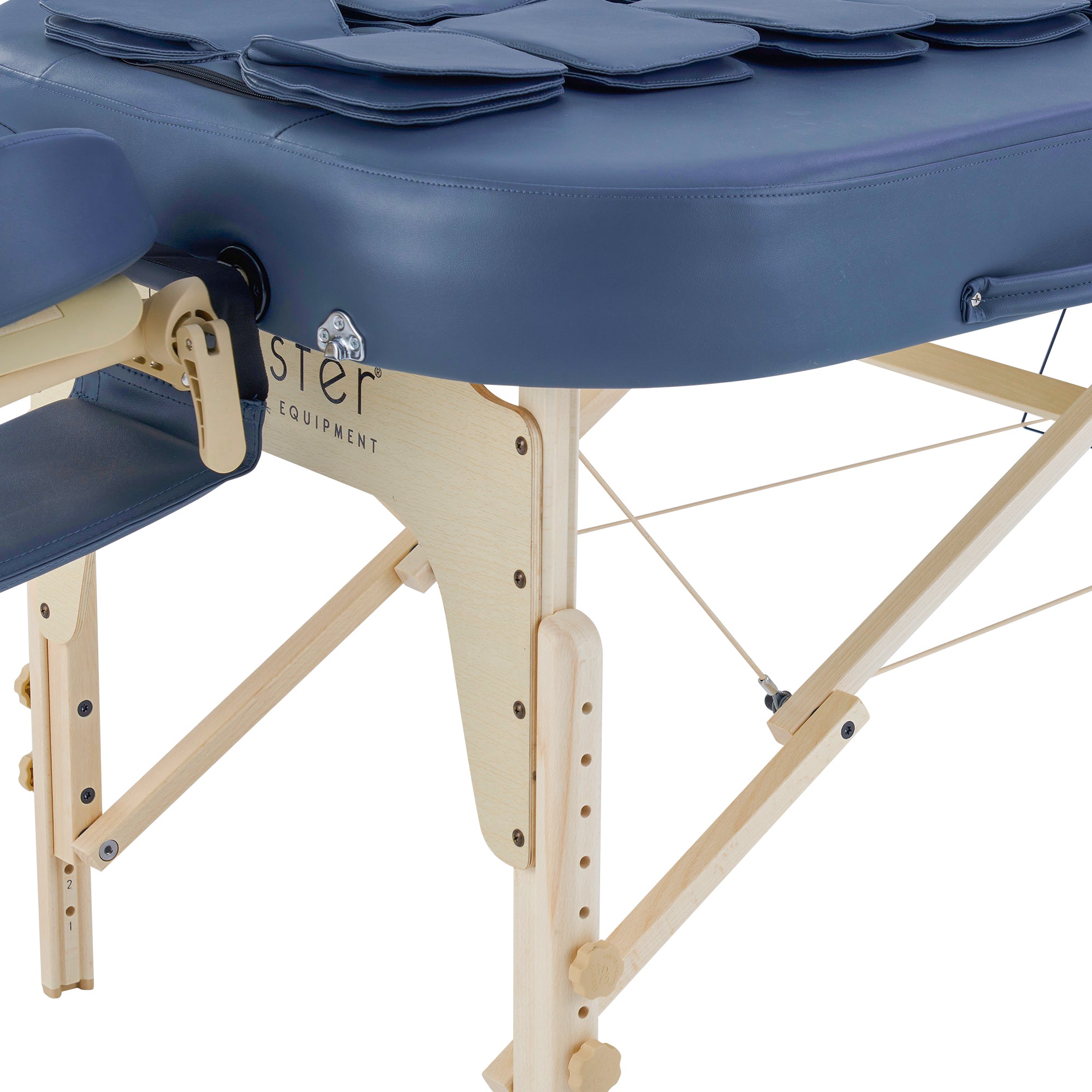 Portable Full Body Massage Table with Airbags Compression - Master Massage 30 Concord Airwave for Lumbar, Neck, Back, Waist & Hip Leg Traction - Professional Chiropractic Table for Beauty Salons, Home Use & Physical Therapy (Royal Blue) - Perfect for Relaxation, Pain Relief & Post-Workout Recovery