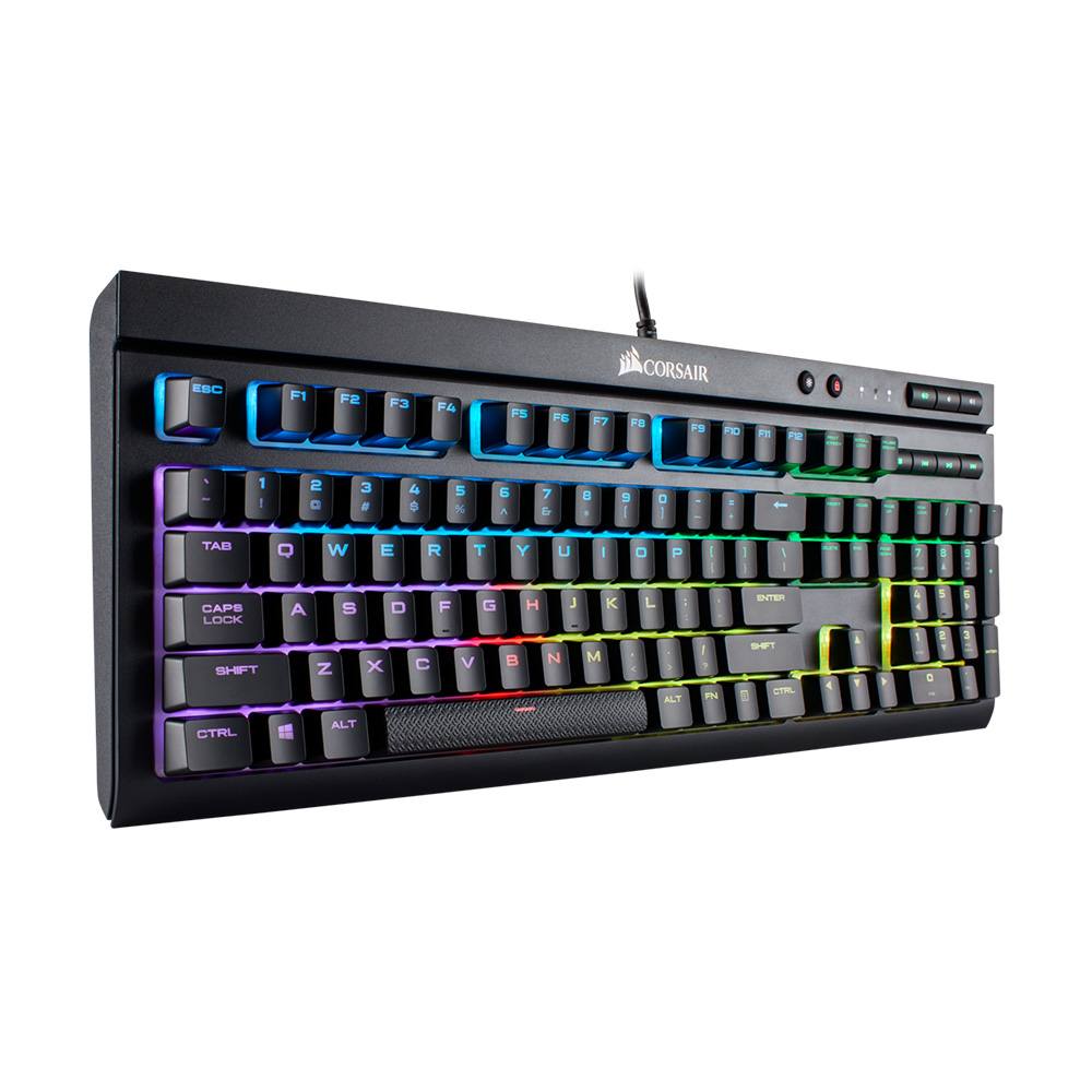 Corsair K68 RGB Mechanical Gaming Keyboard with Cherry MX Red Switches - Perfect for Competitive Gaming & Typing