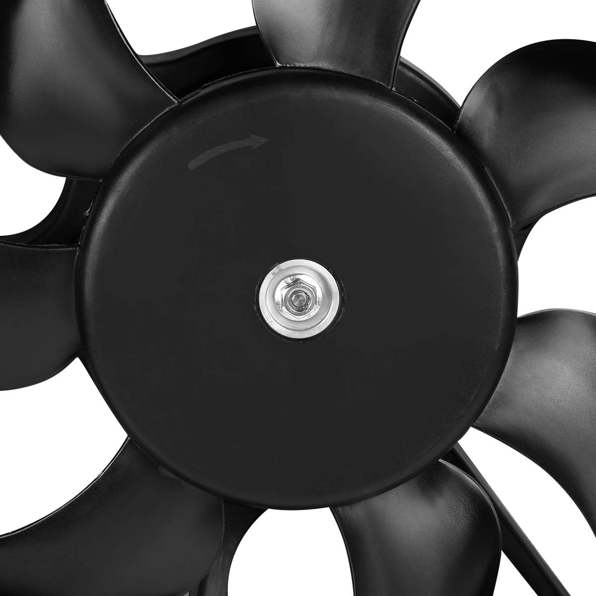 DNA MOTORING OEM-RF-0102 Black Factory Style Radiator Cooling Fan Assembly - High Efficiency Direct Replacement for 07-09 Lincoln MKZ | Improved Engine Cooling Performance for Daily Driving & Hot Weather Conditions