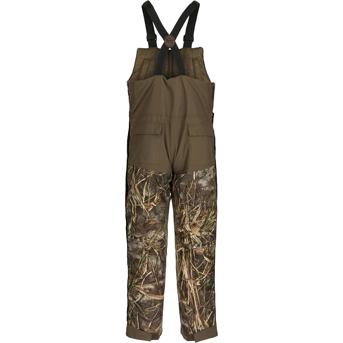 Drake Waterfowl Men's LST 2.0 Insulated Waterproof Hunting Bib - Windproof Fleece-Lined Overalls for Cold Weather Hunting & Outdoor Activities