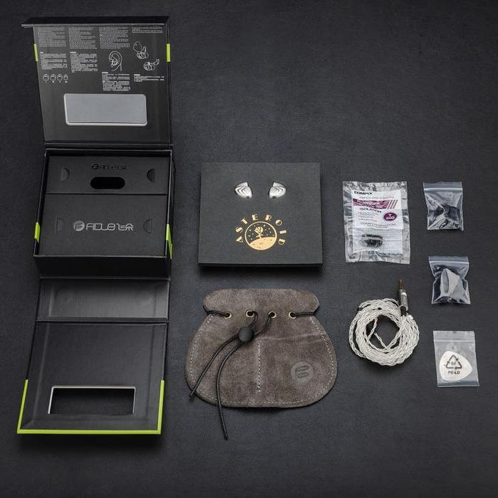 Fidue Asteroid Dual Driver In-Ear Earphones - High Fidelity Sound for Music, Gaming & Travel - Perfect for Audiophiles & Commuters
