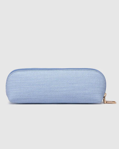 Louenhide Jayne Makeup Bag - Waterproof Cosmetic Organizer (Pale Blue) for Travel, Gym & Daily Essentials Storage