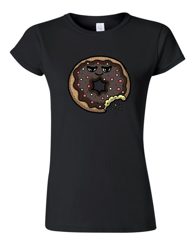 Junior Too Cute to Eat Donut DT Novelty T-Shirt - Fun Graphic Tee for Kids & Toddlers - Perfect for Birthday Parties, School Events & Casual Wear