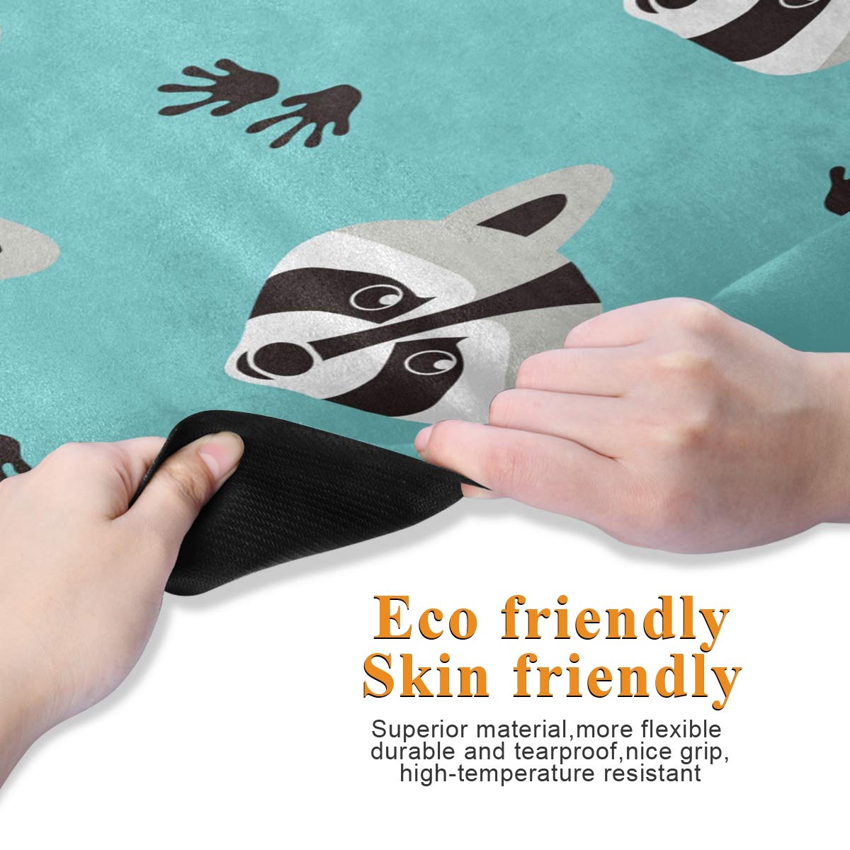 Premium Non-Slip Raccoon Print Yoga Mat - 71