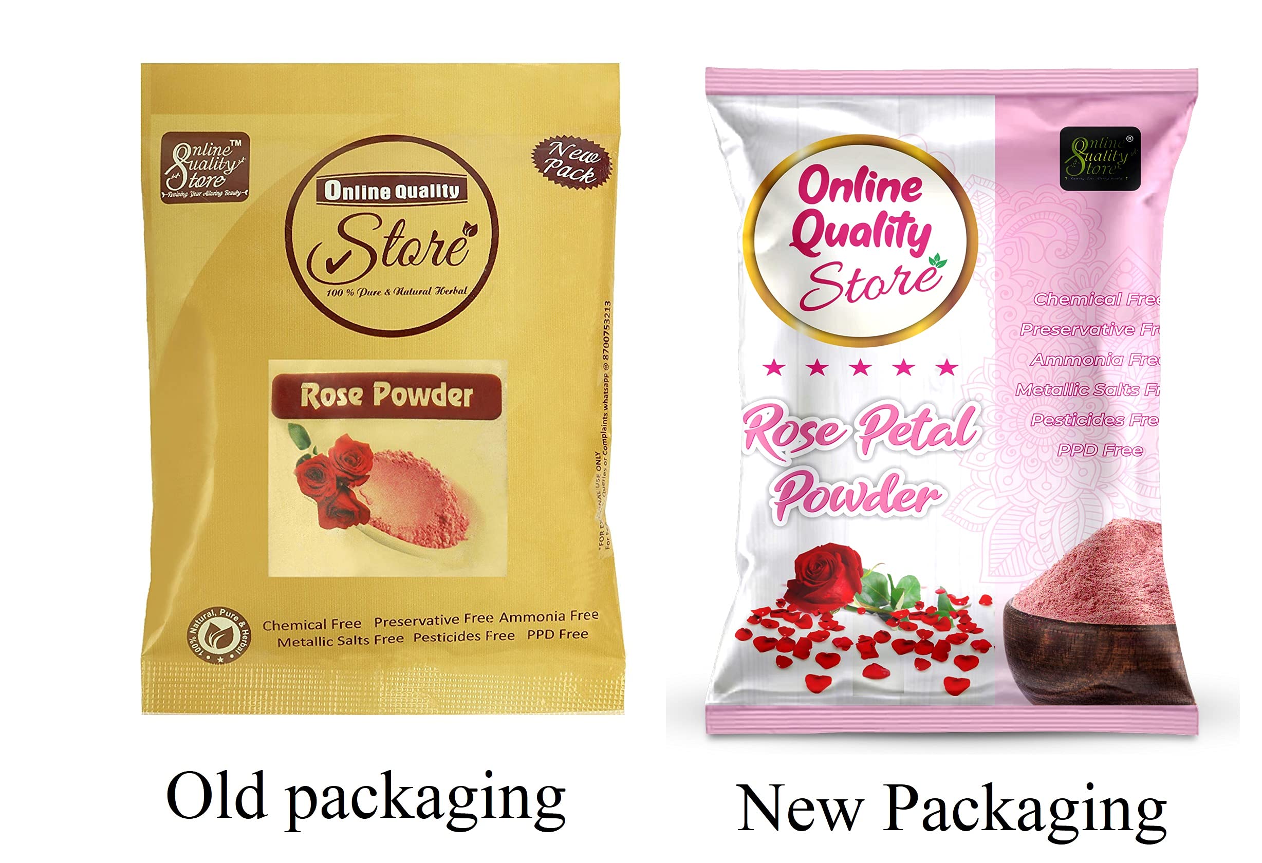 100% Natural Rose Petal Powder for Skin Whitening & Glowing Face - Organic Facial Mask for Tan Removal & Brightening - 50g | DIY Beauty Treatment for Dry & Sensitive Skin Care Routine