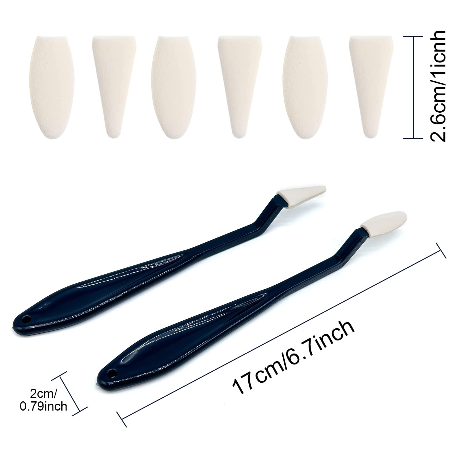 TSHAOUN 4-Piece Sketch Blender Set with 40 Sponge Tips, Kneaded Eraser & Painting Eraser - Professional Art Blending Tools for Sketching, Shading & Detail Work - Perfect for Artists, Students & Drawing Enthusiasts