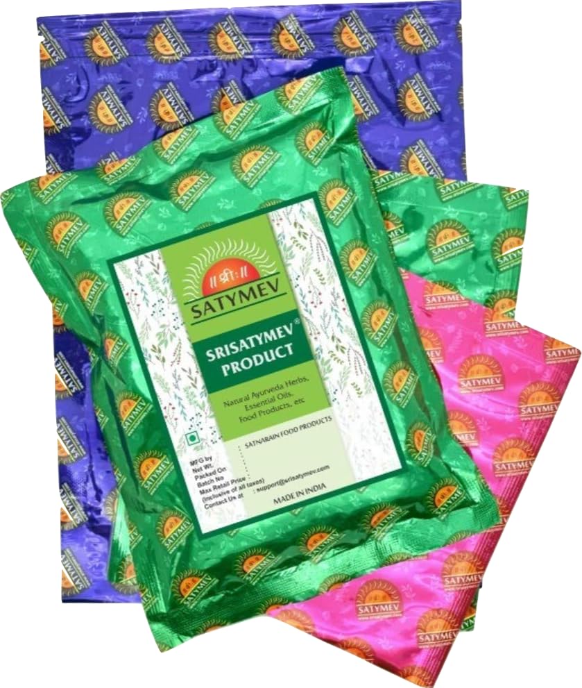 SriSatymev Organic Indigo Leaves Powder 1kg (2.2lb) - Natural Hair Dye & Treatment for Gray Coverage | Wholesale Bulk Herbal Hair Care Product for DIY Henna, Conditioning & Scalp Health