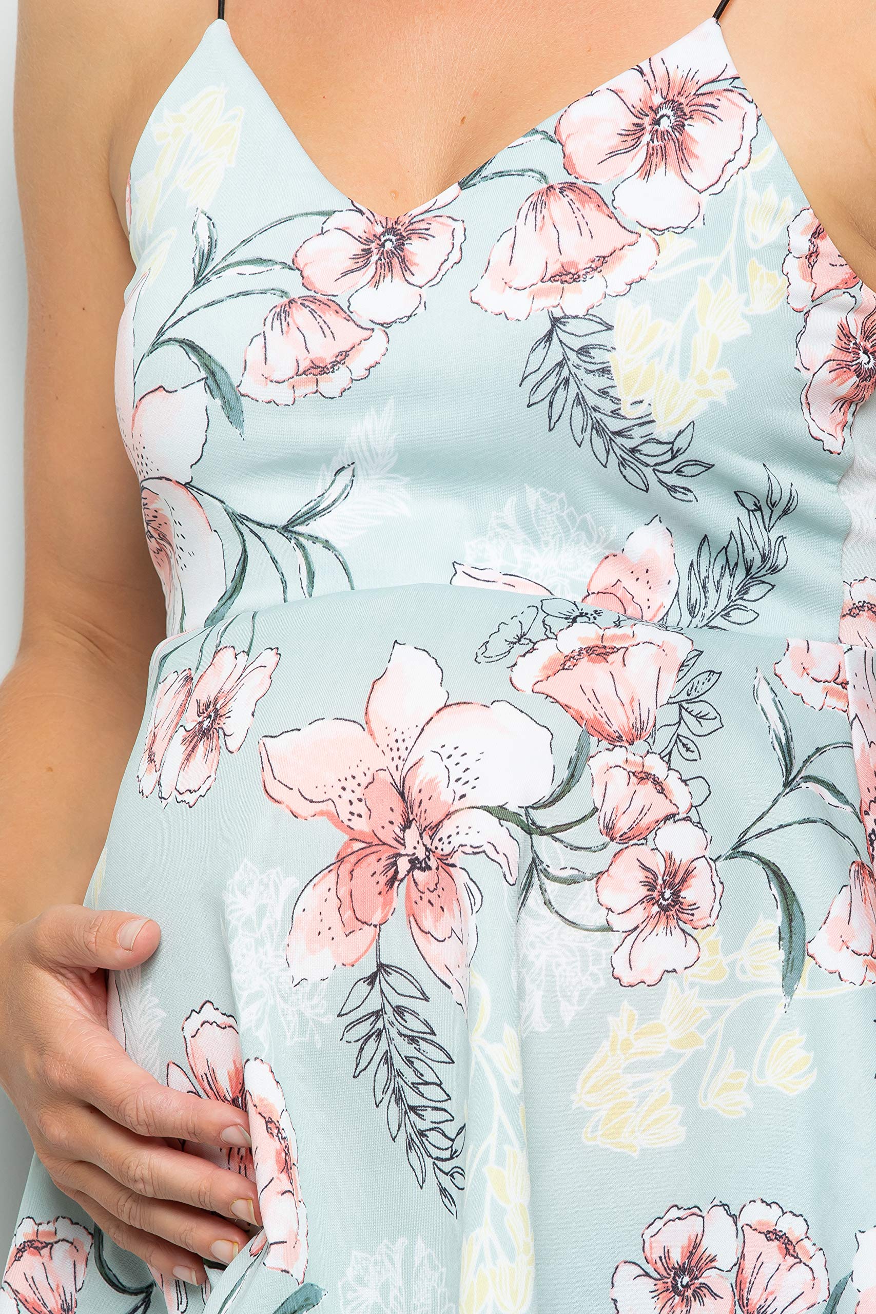 My Bump Maternity Sleeveless Peplum Tank Top - Made in USA - Comfortable Pregnancy Clothes for Summer & Nursing - Perfect for Maternity Photos, Baby Showers & Everyday Wear