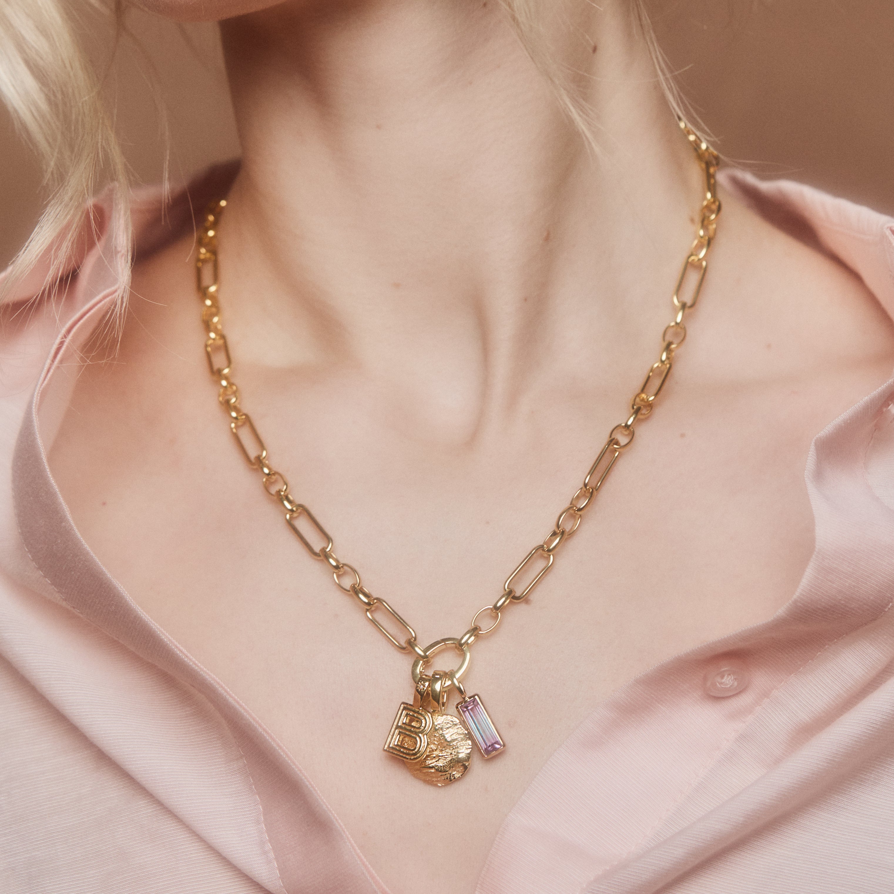 Elegant Luxe Link Chain Necklace for Women - Gold & Silver Plated Layering Necklace - Perfect for Everyday Wear, Date Night & Special Occasions