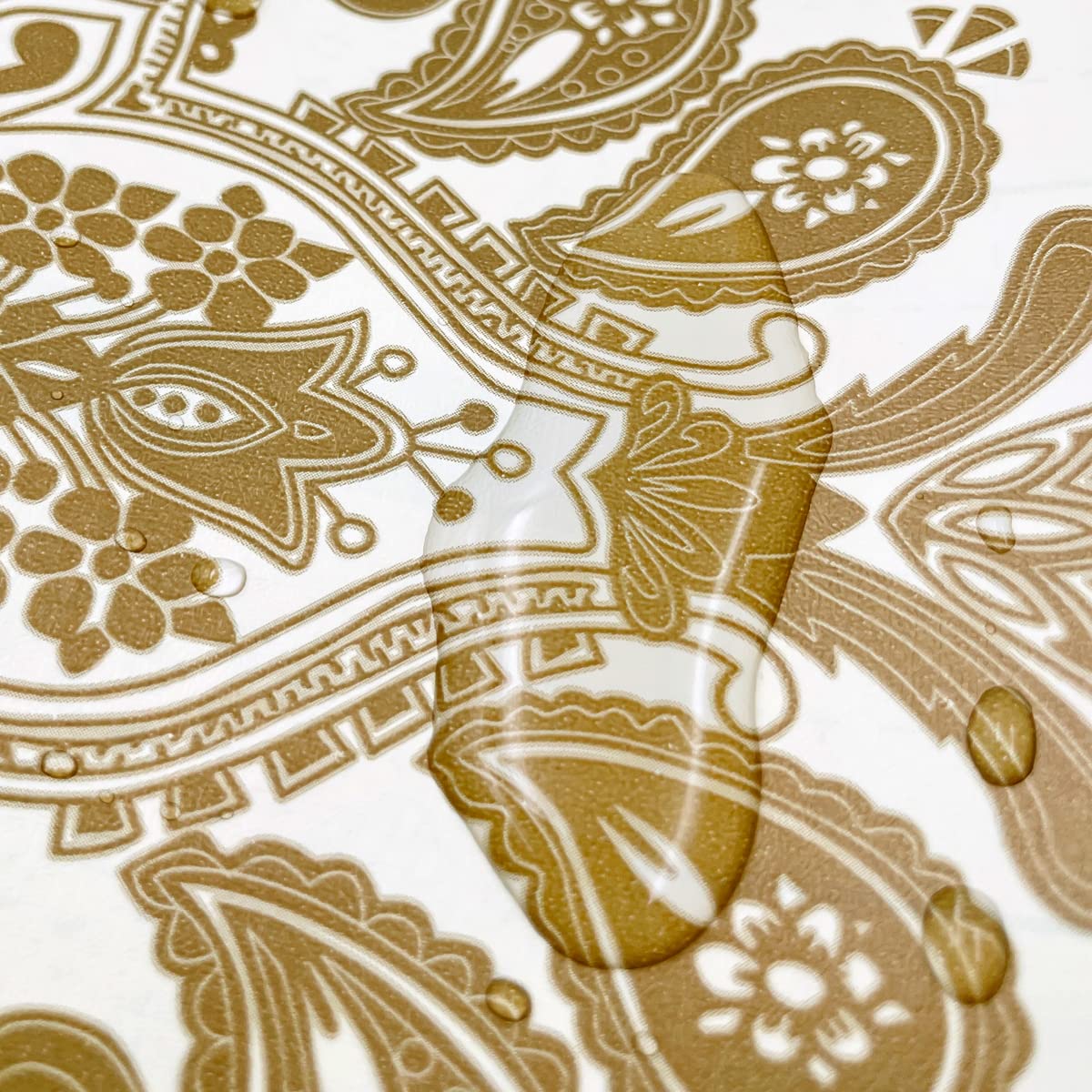 Premium Gold Damask Self-Adhesive Shelf Liner - 17.7