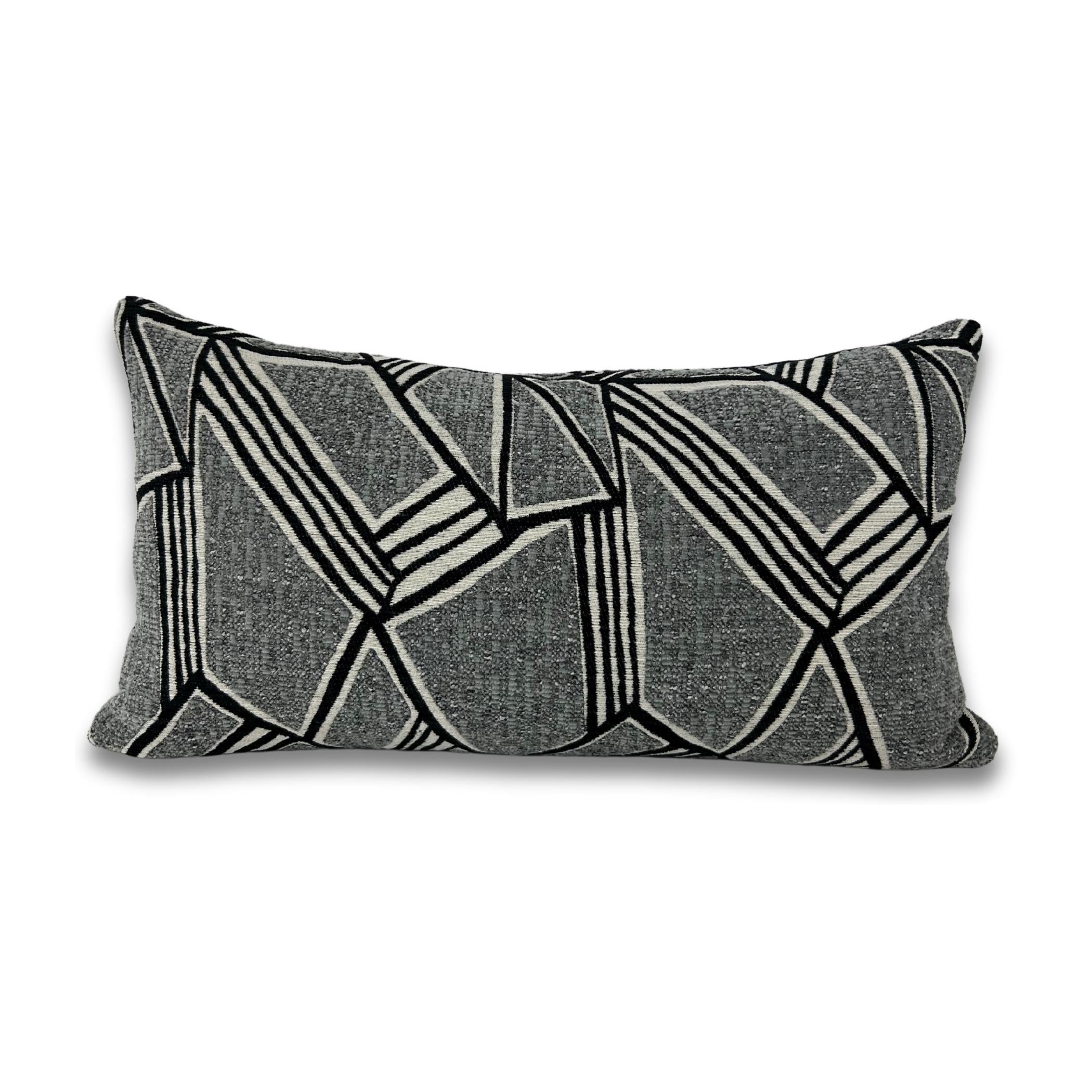 Skyfall Granite Lumbar Pillow 12x22 - Orthopedic Support for Back Pain Relief - Perfect for Office Chairs, Car Seats & Home Use