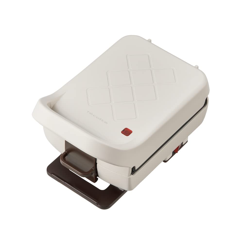 Recolte PRESS SAND MAKER - Japanese Authentic Sandwich Press (Matte White) | Perfect for Home Breakfast, Picnics & Quick Snacks