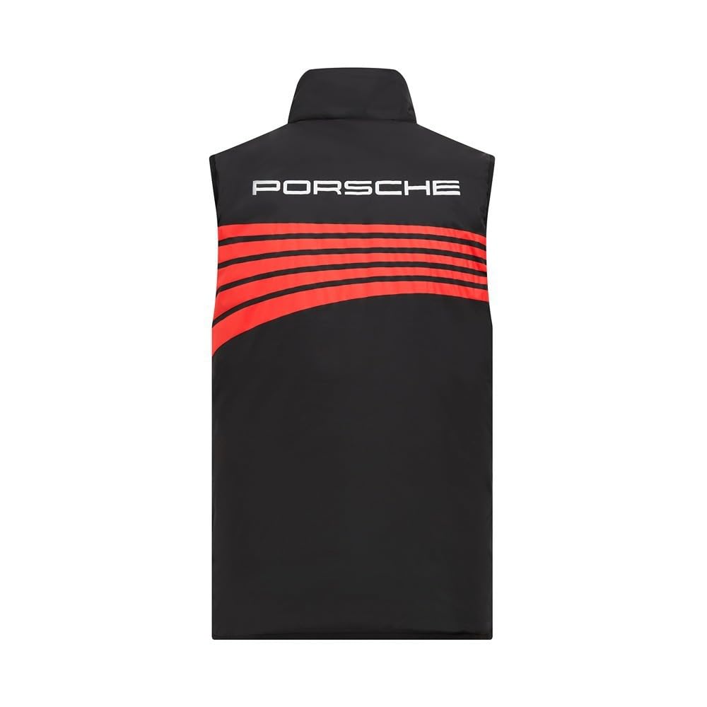 Porsche Penske Men's Black Gilet Vest - Stylish & Comfortable for Racing Fans - Perfect for Casual Wear, Outdoor Activities & Motorsport Events