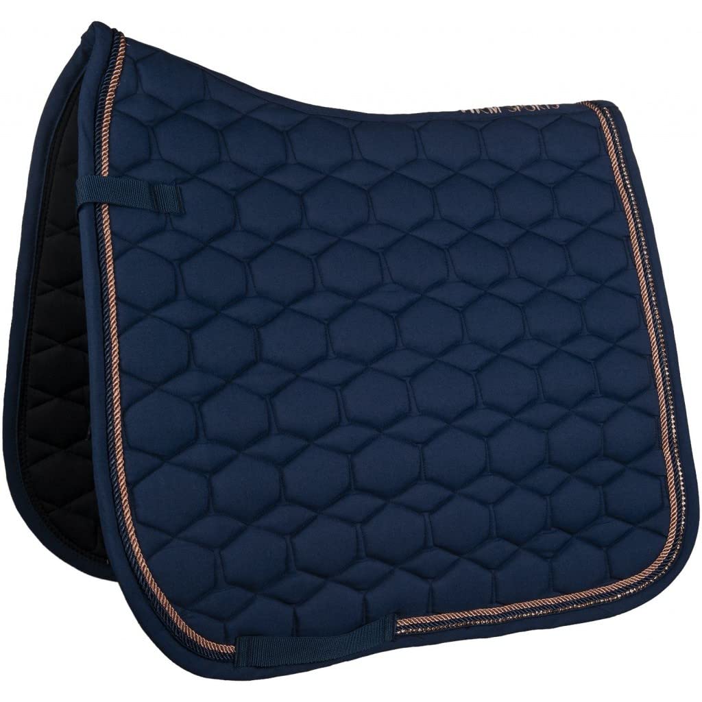 Elegant Rose Gold Dressage Pad for Horses - Perfect for Equestrian Shows, Training & Dressage Competitions