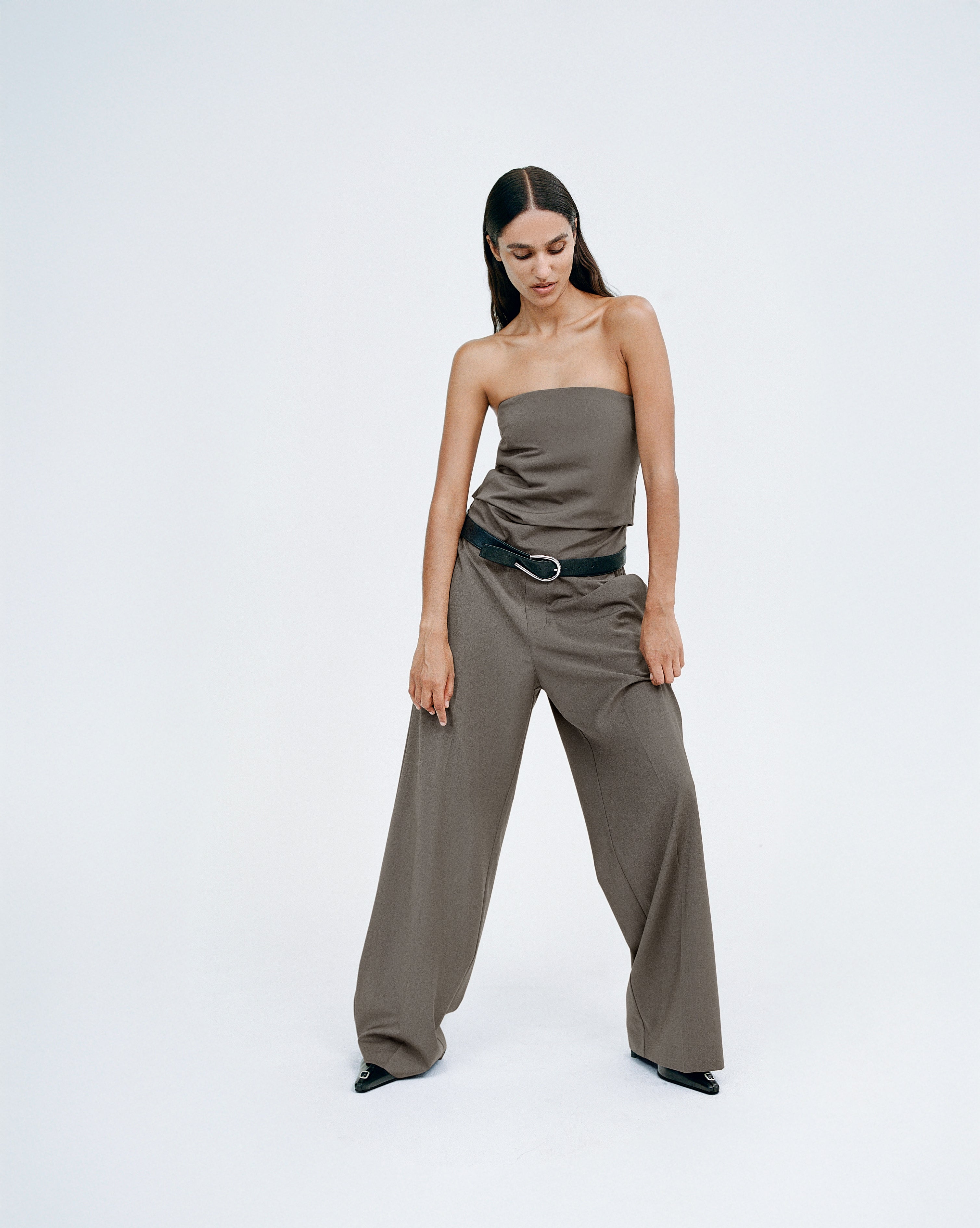 Maya Bodice Grey - Women's Fashion Corset Top for Casual Wear & Evening Outfits | Perfect for Parties, Dates & Special Occasions