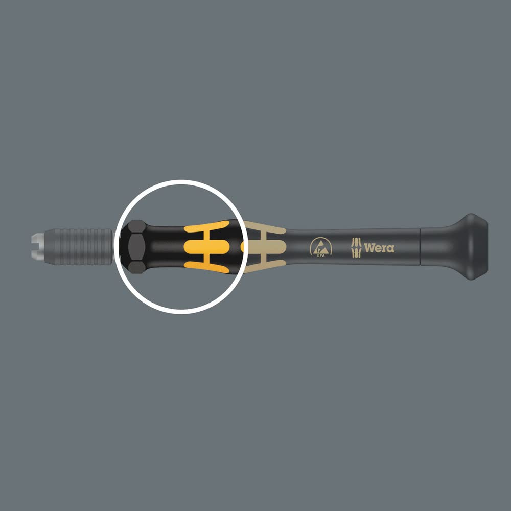 KRAFTFORM Micro-Set ESD/11 SB BIT Set Handle - Precision Screwdriver Kit for Electronics Repair, Anti-Static Tools for Phones, Laptops & Small Appliances - Perfect for DIY, Technicians & Home Use