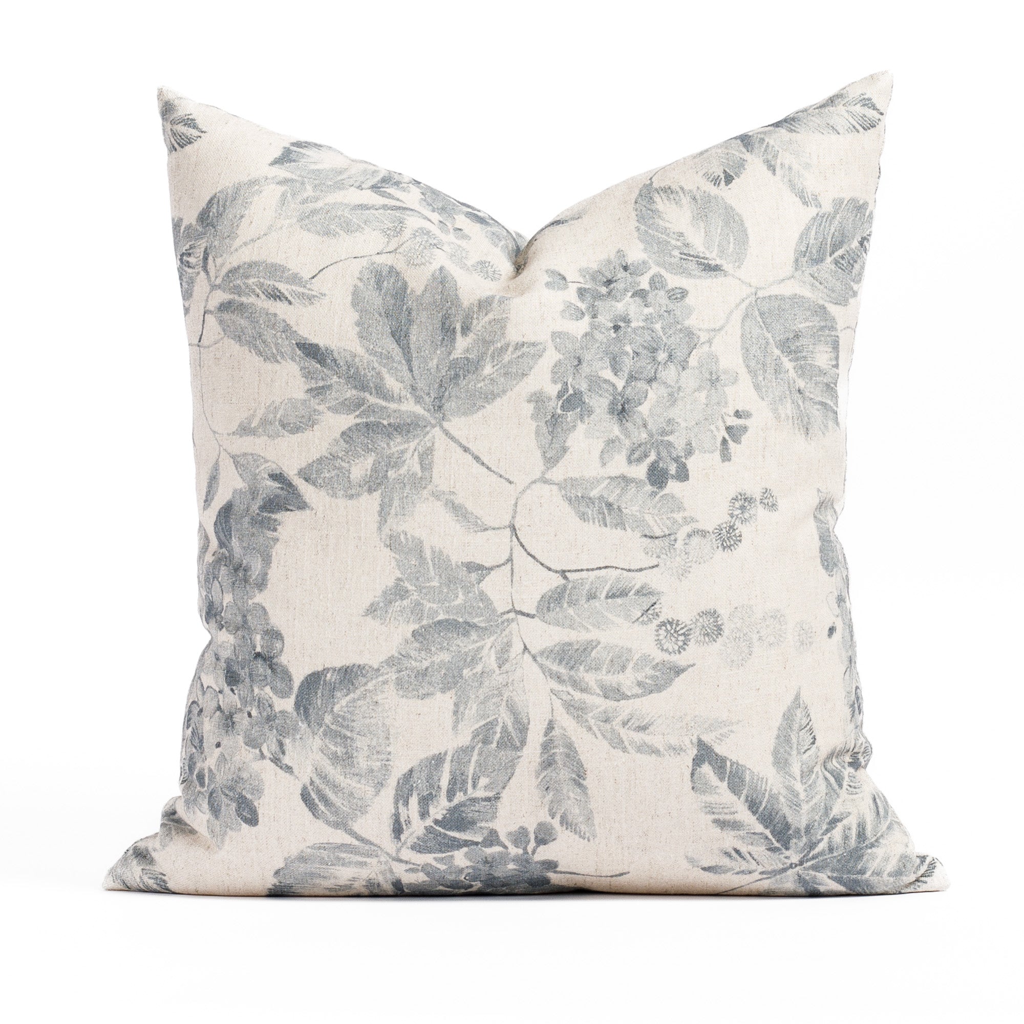 Heather 20x20 Decorative Throw Pillow Cover - Soft Indigo Blue Square Cushion for Sofa, Bed & Home Decor - Perfect for Living Room, Bedroom & Dorm