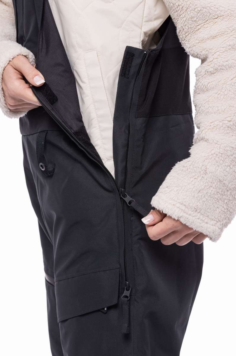 686 Women's Geode Thermagraph Bib Snow Pants 2023 - Waterproof, Insulated Winter Ski Pants for Women - Perfect for Skiing, Snowboarding & Cold Weather Activities