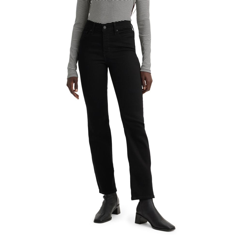 Levi's Women's 314 Shaping Straight Jeans - High Waist Slim Fit Stretch Denim Pants for Everyday Comfort & Style | Perfect for Work, Casual Outings & Date Nights