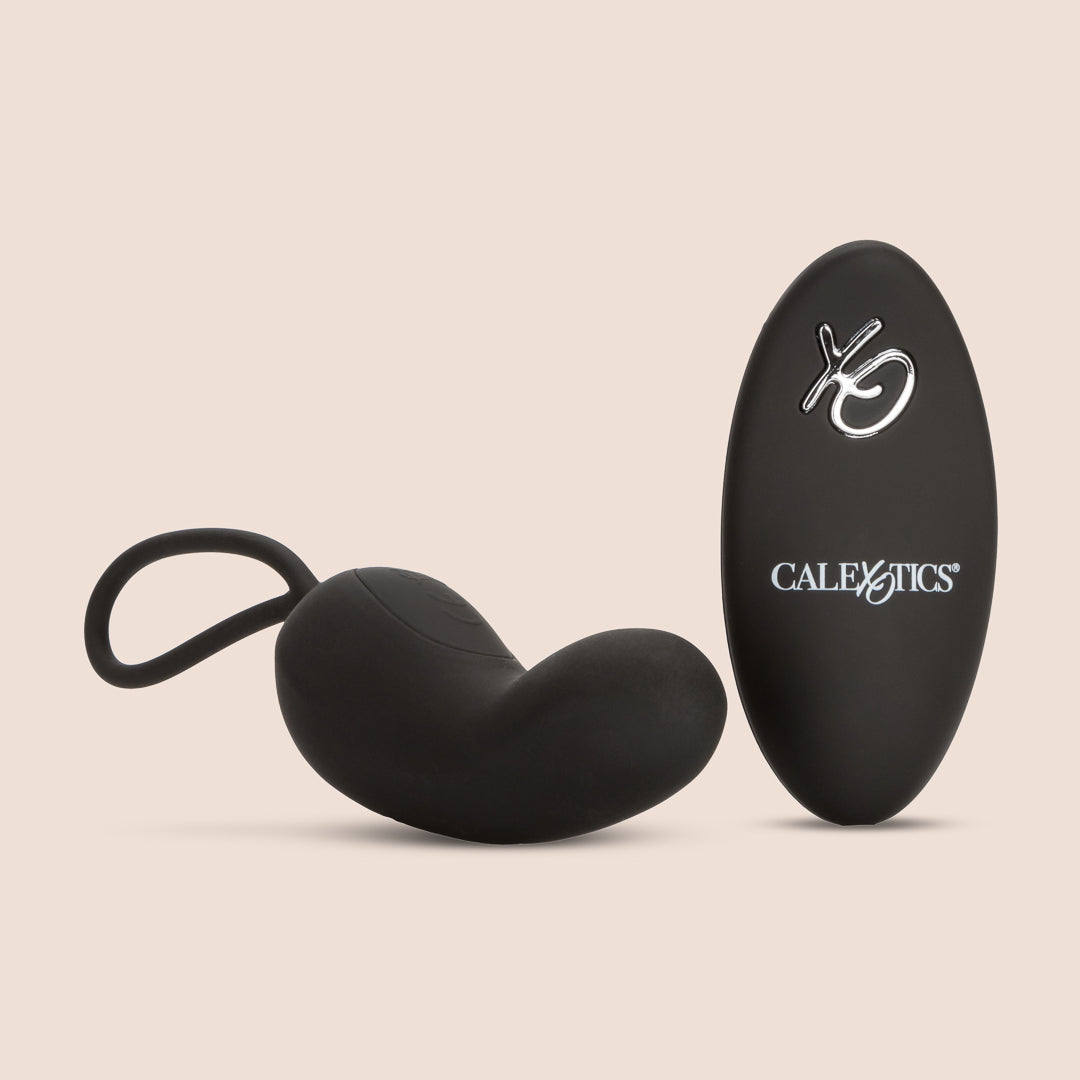 CalExotics Rechargeable Remote Control Silicone Panty Vibrator - Waterproof & Curved Design for Hands-Free Pleasure | Perfect for Couples Play & Solo Use
