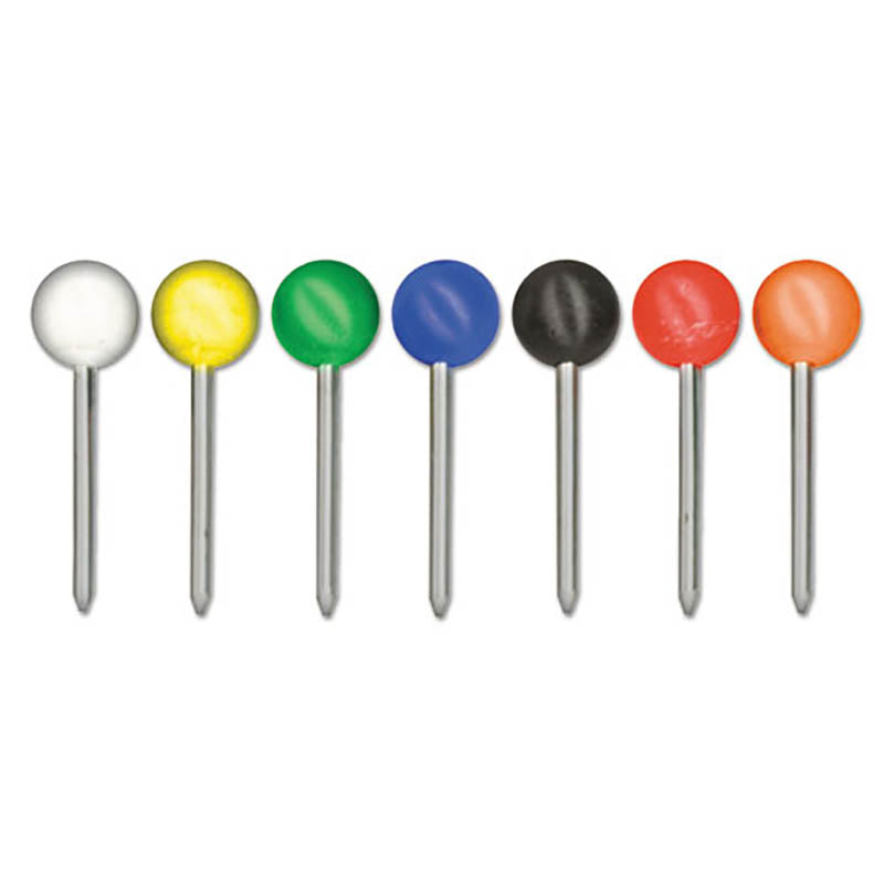 100-Piece Assorted Map Tacks Set - Push Pins for Maps, Bulletin Boards & DIY Projects - Perfect for Office, Classroom & Home Organization