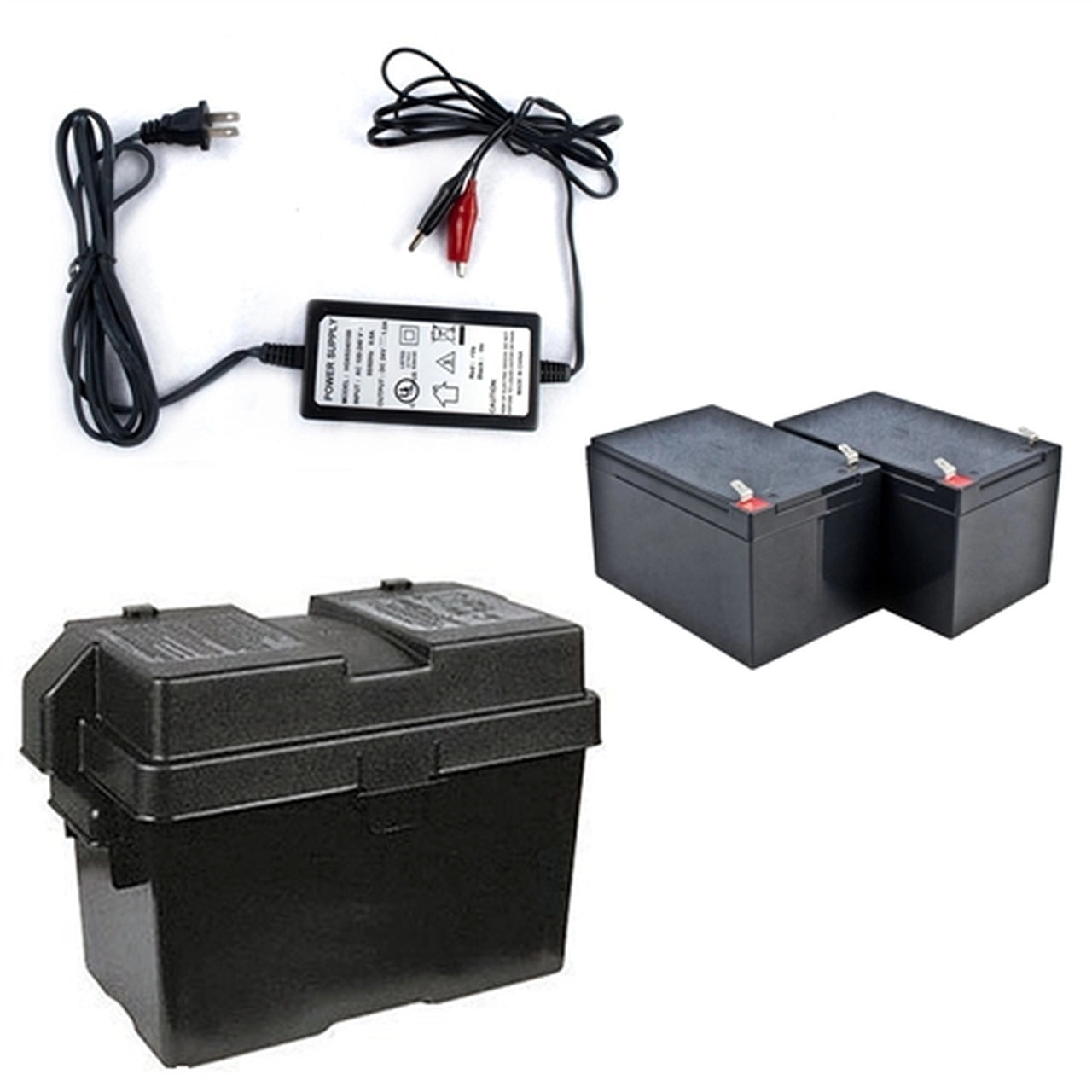 Aleko 24V DC Backup Power Kit - Reliable Emergency Power Supply for Home & Outdoor Use - Perfect for Solar Systems, RVs, and Off-Grid Applications