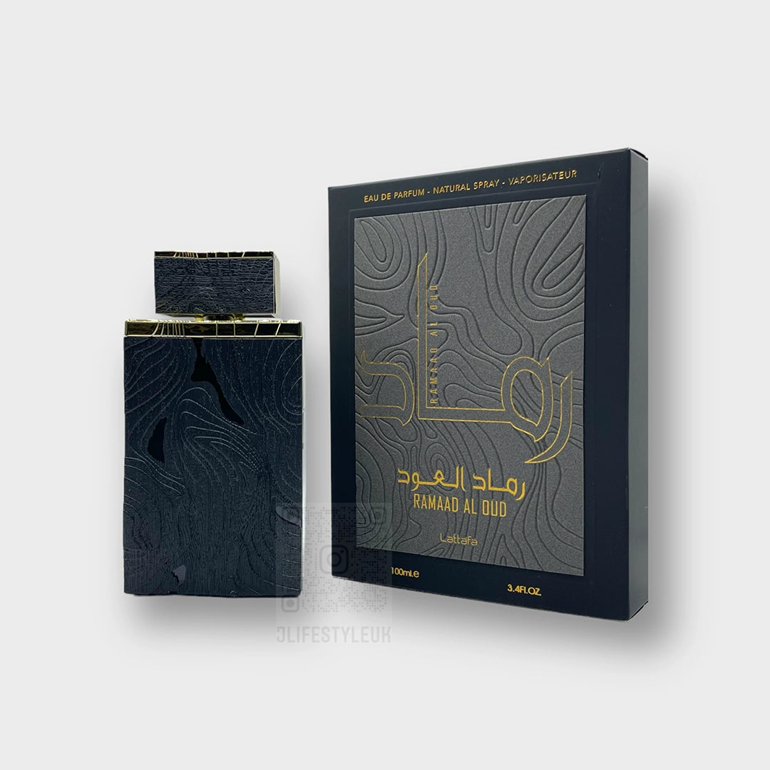 Ramaad Al Oud Eau De Parfum 100ml - Premium Arabian Oud Perfume for Men & Women - Long Lasting Luxury Fragrance for Special Occasions, Date Nights & Evening Events