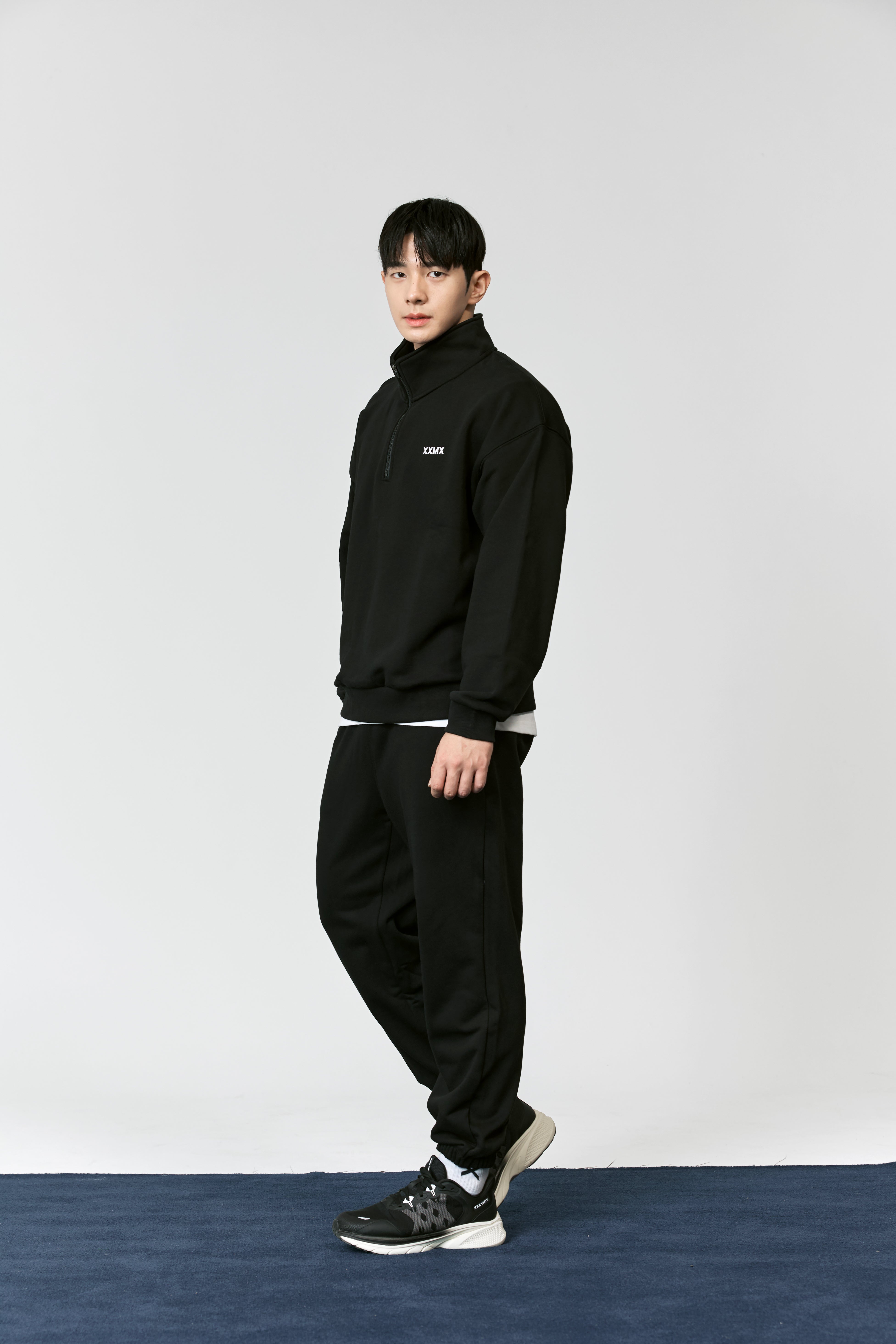 French Terry Half Zip Up Sweatshirt for Men & Women - Soft Casual Pullover Hoodie for Gym, Running, and Everyday Wear