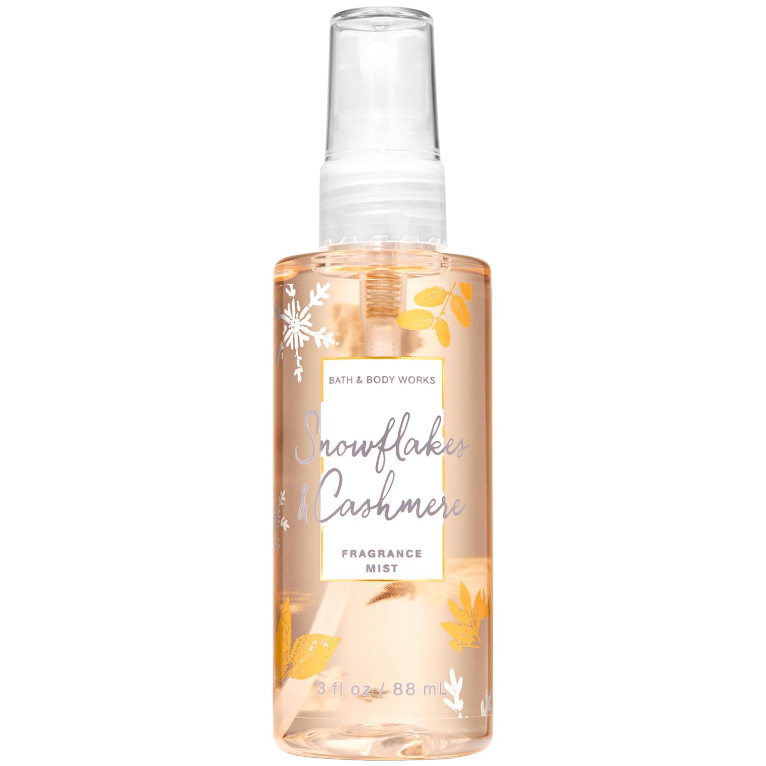 White Barn Snowflakes & Cashmere Travel Size Fine Fragrance Mist - 3 fl oz | Winter Scent for Women, Holiday Gift, Handbag & Travel Essential