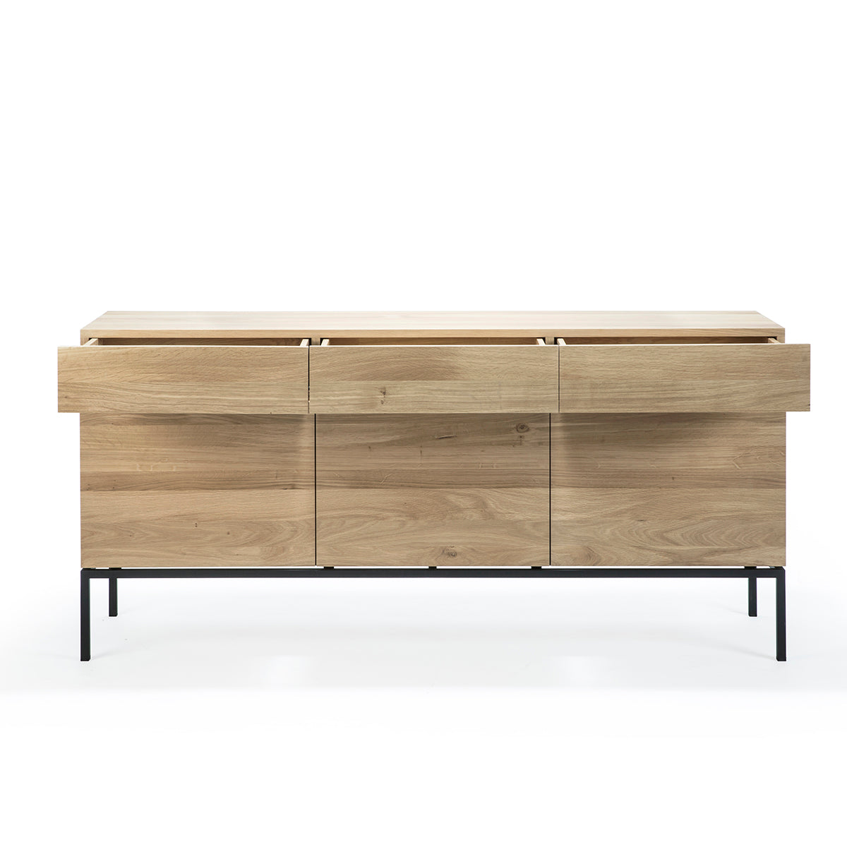 Ligna 3 Door Sideboard - Modern Wood Buffet Cabinet with Storage for Dining Room, Living Room & Entryway | Perfect for Home Decor & Organization
