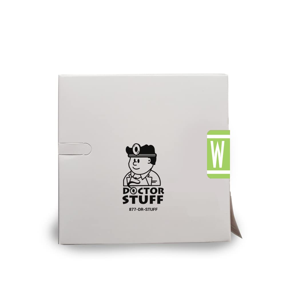 VRAM Series Green File Folder Labels - Letter W, 250/Roll for Medical Records Organization