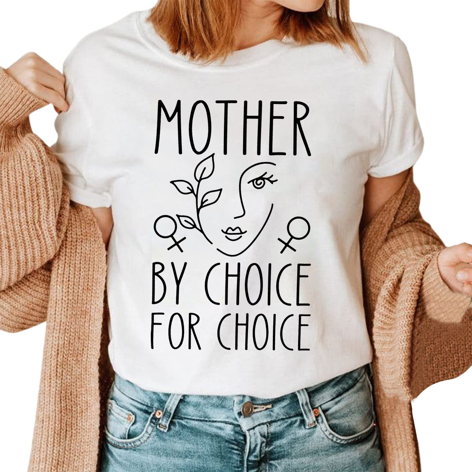 Women's Equality & Rights Printed Short Sleeve T-Shirt - Round Neck Casual Tee Top - Feminist Apparel for Everyday Wear & Social Justice Events