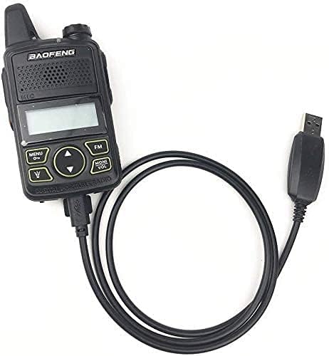 Baofeng BF-T1 Programming USB Cable - Replacement Mini Radio Walkie Talkie CD Firmware Cable - Compatible with Two Way Radios - Perfect for Programming, Firmware Updates & Radio Accessories