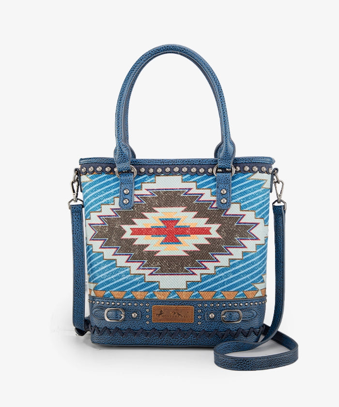 Montana West Aztec Print Concealed Carry Tote Bag Set - Stylish & Functional Handbag for Women, Perfect for Everyday Use, Travel, and Concealed Carry