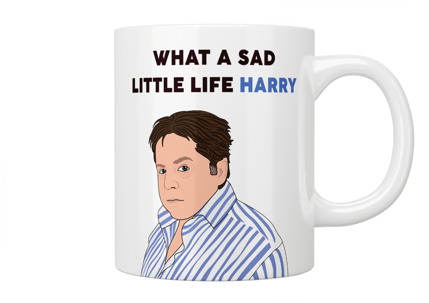 Personalized 'What A Sad Little Life' Come Dine With Me Coffee Mug - Funny TV Show Quote Gift for Fans, Office Humor & Relaxing Tea Time