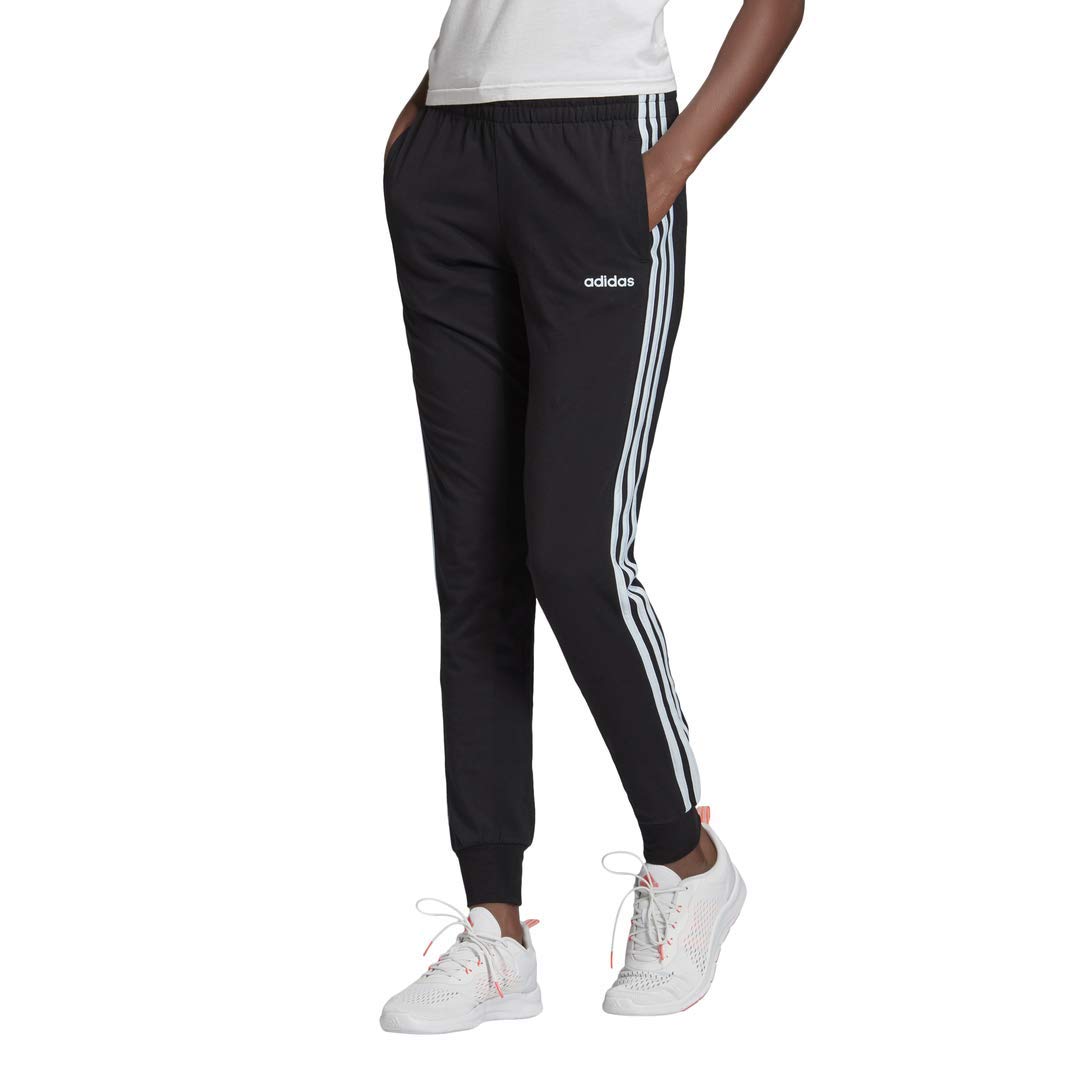 adidas Women's Essentials 3-Stripes Fleece Jogger Pants - Soft Athletic Lounge Pants for Yoga, Running & Casual Wear