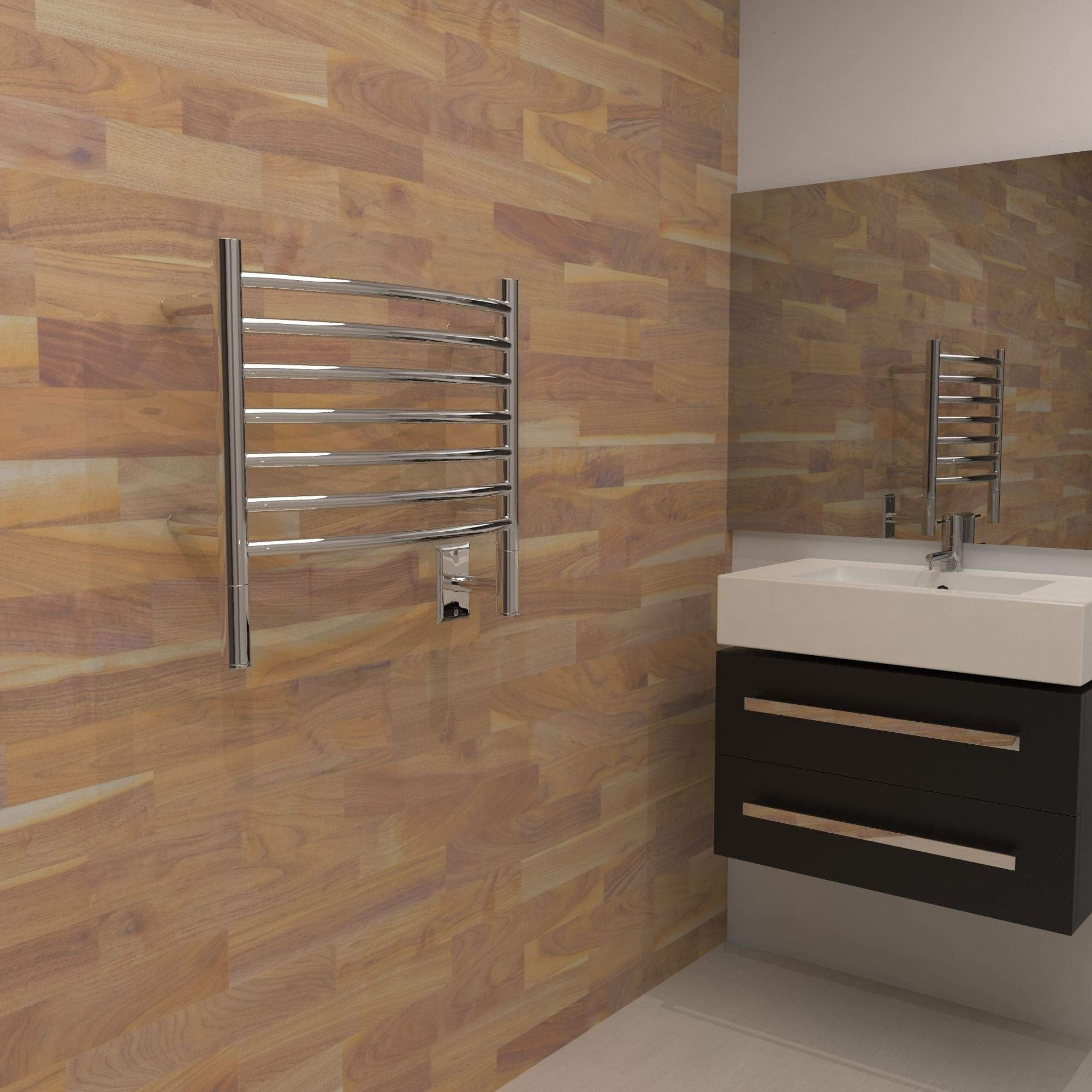 Amba Jeeves H Curved Hardwired Towel Warmer - 20.5