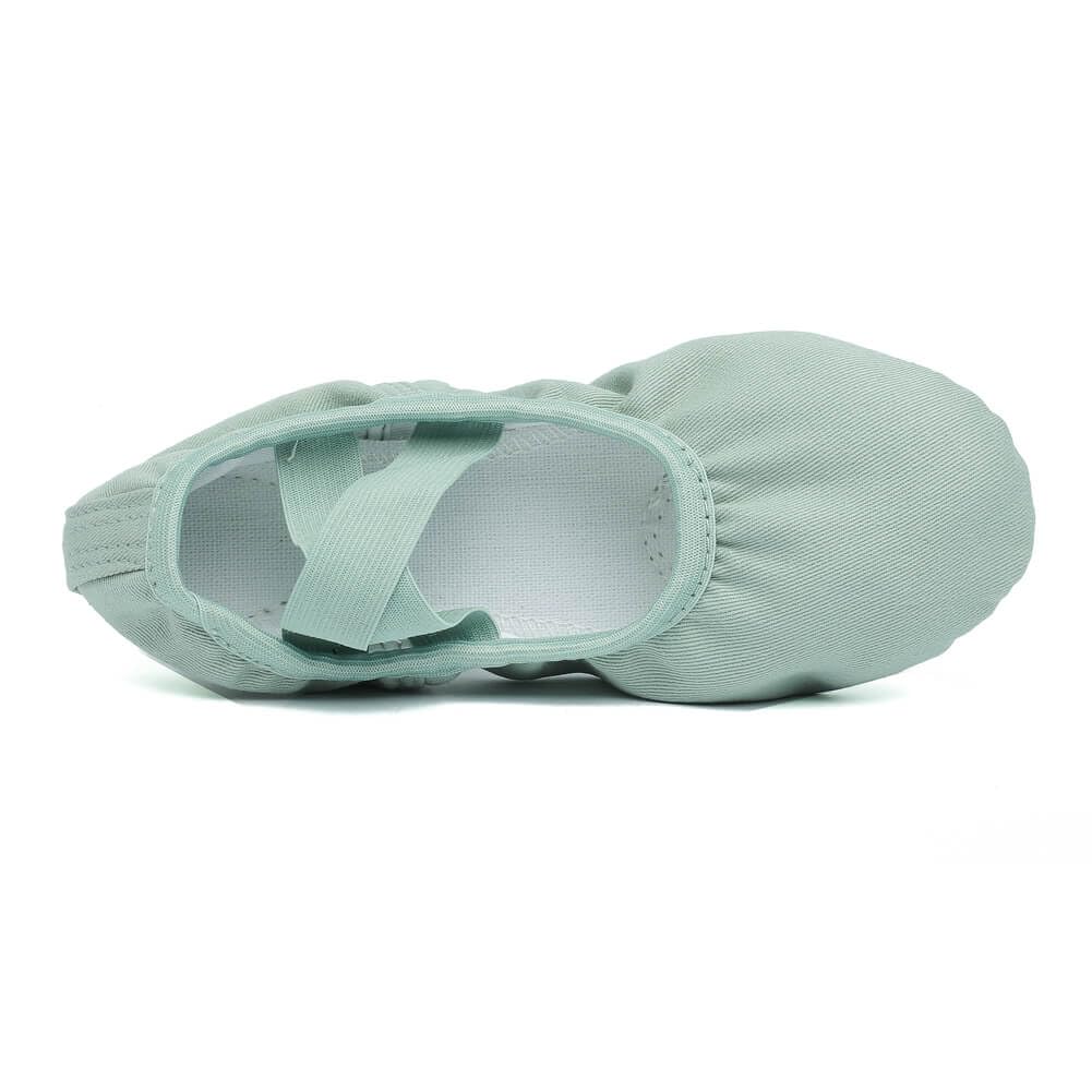 Girls Ballet Dance Shoes for Toddlers - Split Sole Lyrical Turners - Perfect for Ballet Class, Recitals & Dance Performances