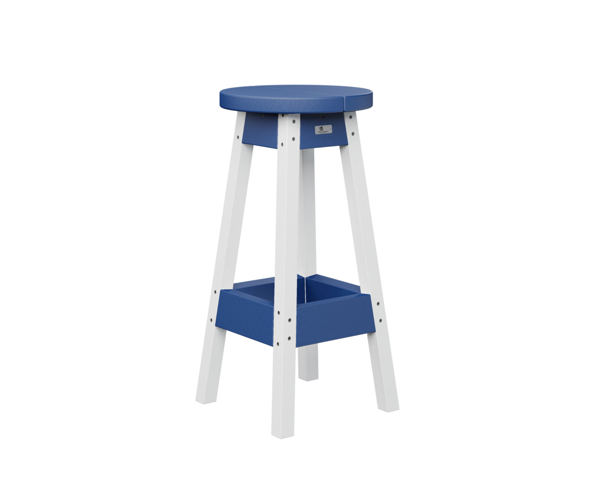 Pacific Blue on White