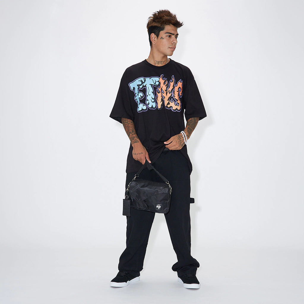 Etnies The Get Down Tee - Black Graphic T-Shirt for Men | Skateboarding & Streetwear Fashion | Casual Wear & Everyday Outfits