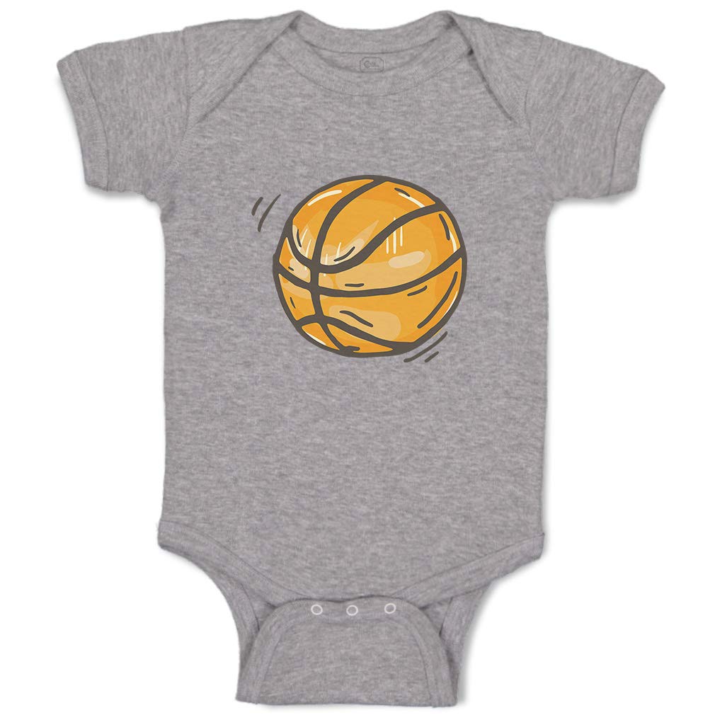 Custom Baby Bodysuit - Funny Basketball Design Cotton Onesie for Boys & Girls | Perfect for Playdates, Sports Events & Photo Shoots