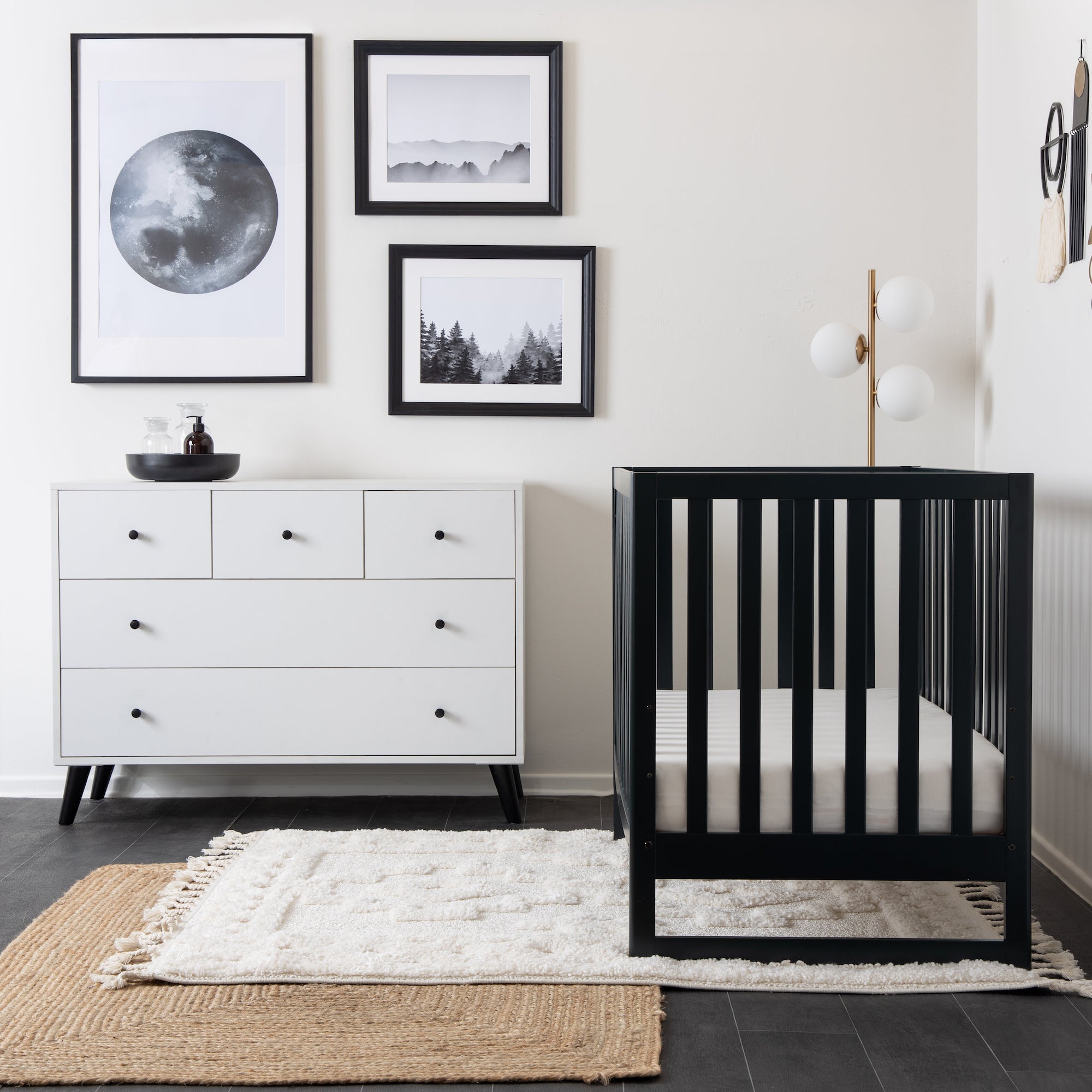 Austin 3-in-1 Convertible Baby Crib - Toddler Bed & Daybed Conversion - Safe Nursery Furniture for Newborns to Kids (White) | Perfect for Small Spaces & Modern Nurseries