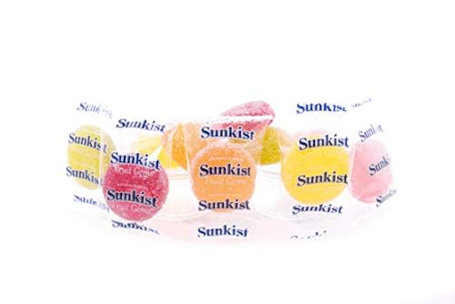 Sunkist Fruit Gems - Gluten Free, Fat Free, Kosher Certified Jelly Filled Candies - 5 LB Resealable Stand Up Bag - Perfect for Halloween, Party Favors, Office Snacks & Gift Baskets