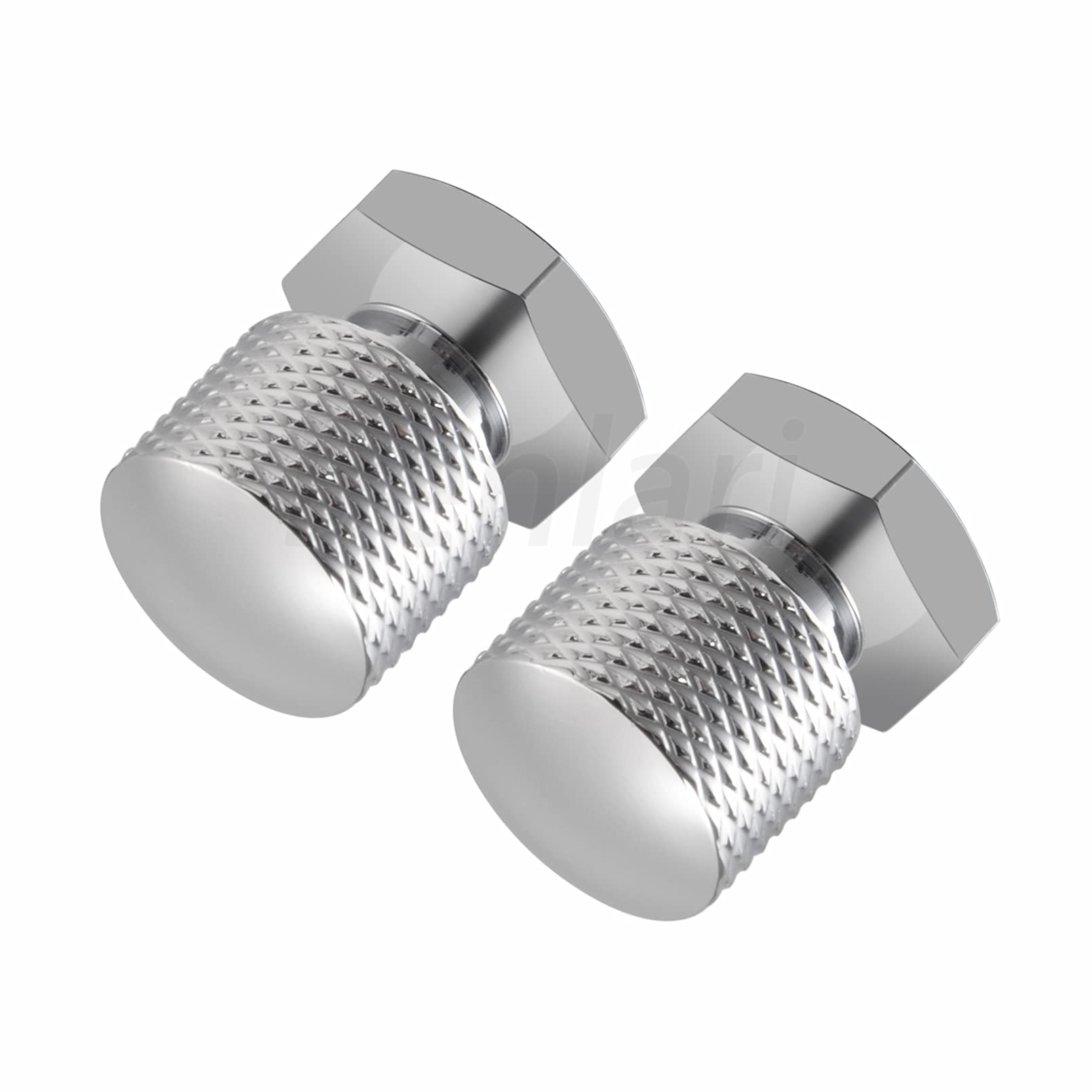 Benlari Chrome Solo Seat Mounting Nuts 1/4