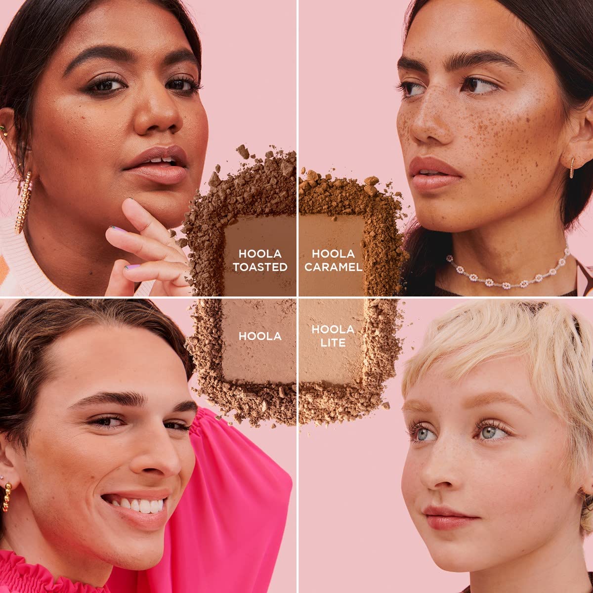 Benefit Cosmetics Hoola Bronzer & Hoola Caramel Bronzer - Matte Powder for Contouring & Sun-Kissed Glow | Perfect for Everyday Makeup & Special Occasions