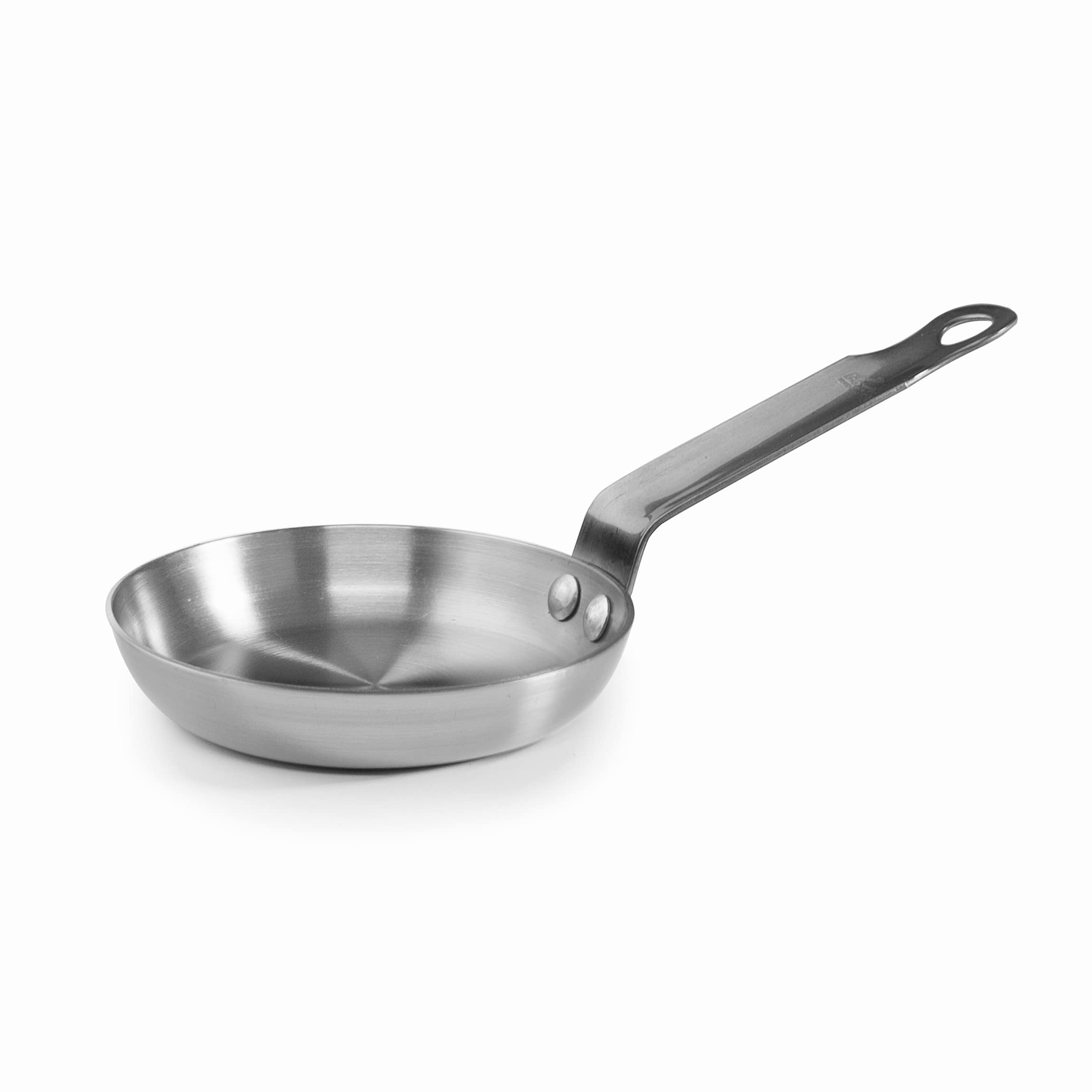 63613 Blini Iron Fry Pan - 12 cm Nonstick Skillet, Grey - Perfect for Pancakes, Crepes & Small Meals